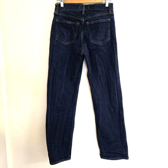 Abercrombie & Fitch The '90s Relaxed High Rise Jeans Dark Wash 27 4 - Picture 3 of 9